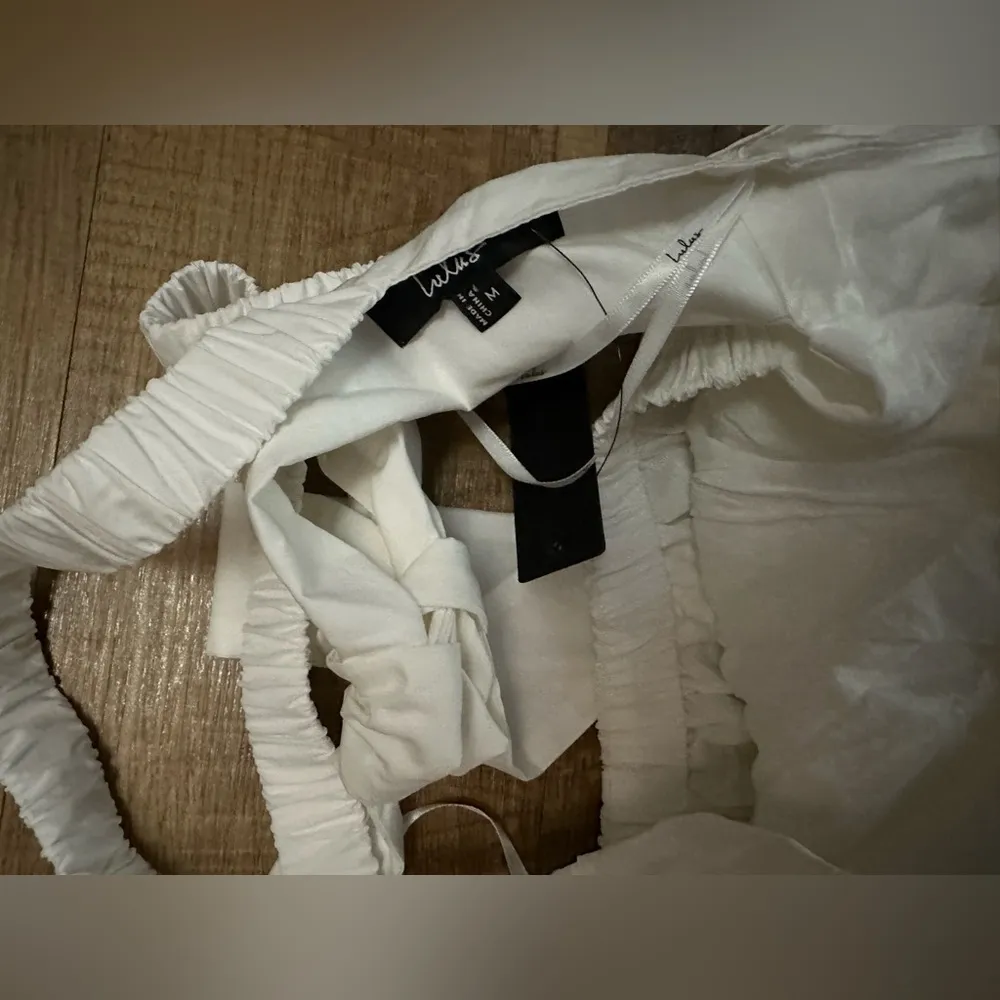 Lulus Strolling Sicily White Pleated Backless Midi Dress With Pockets - Image 6