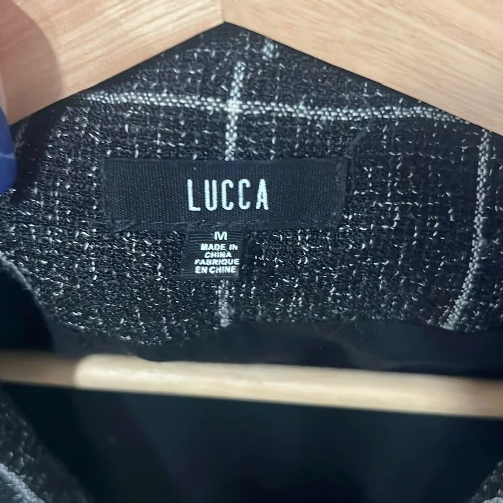 ✨LUCCA LOOKING OUT THE WINDOW MOTO SZ MEDIUM JACKET✨ Black - Image 8