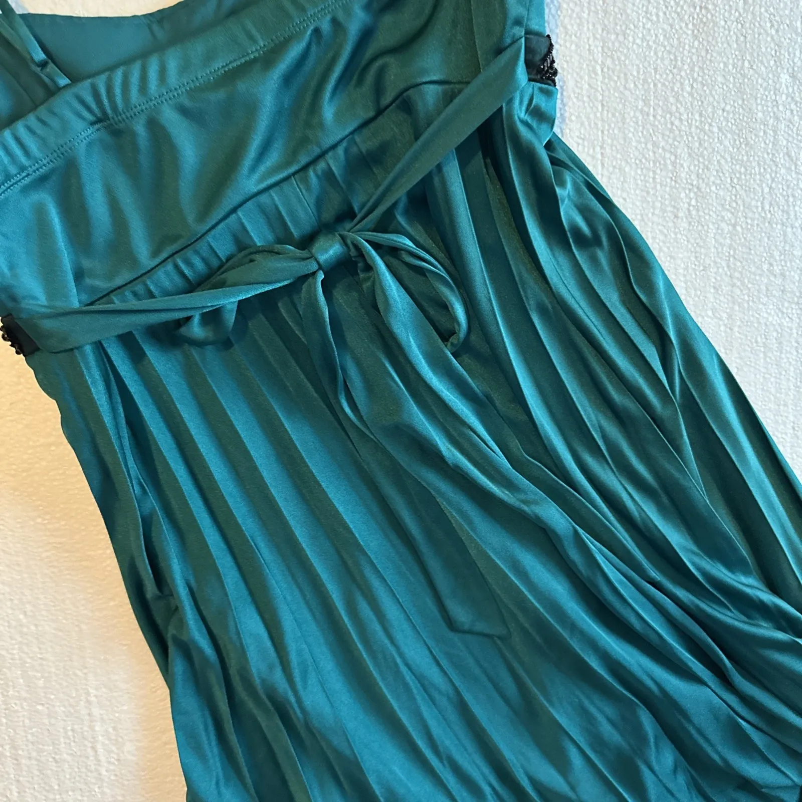 Vintage Speechless Womens Babydoll Dress Large Jewel Green Y2K Fairy Grunge HOCO - Image 8