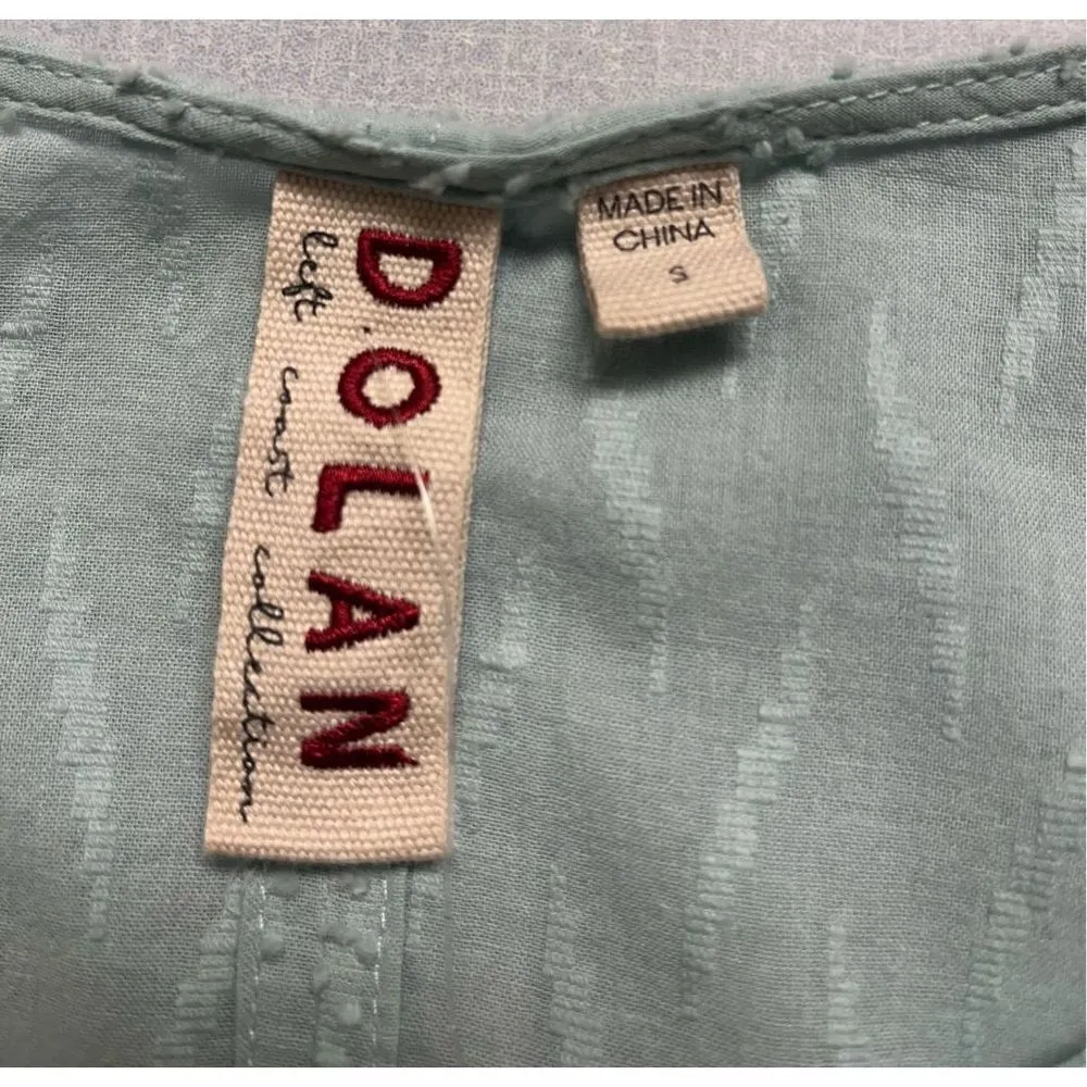 top by Dolan aqua sz small - Image 6