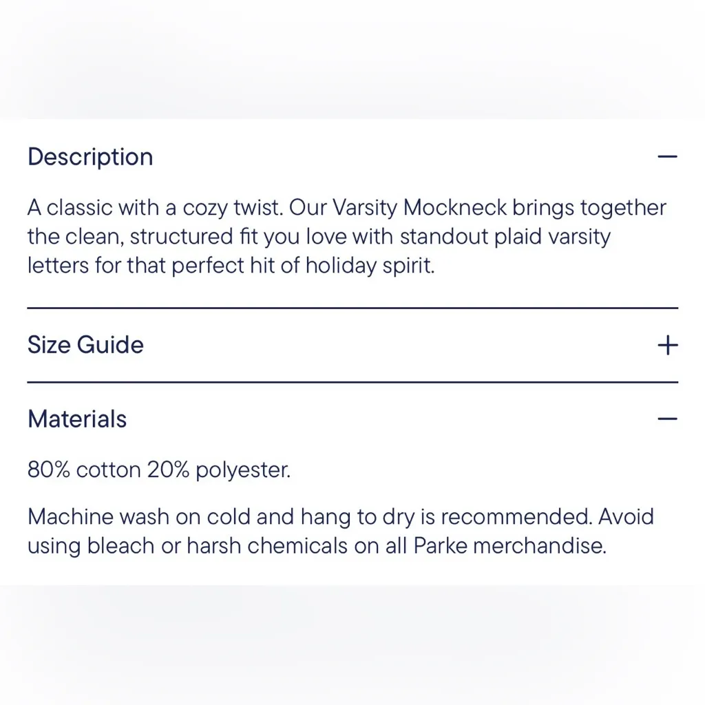 PARKE Holiday Plaid Varsity Mockneck Pullover Sweatshirt NWOT Maroon Size L XL - Image 10