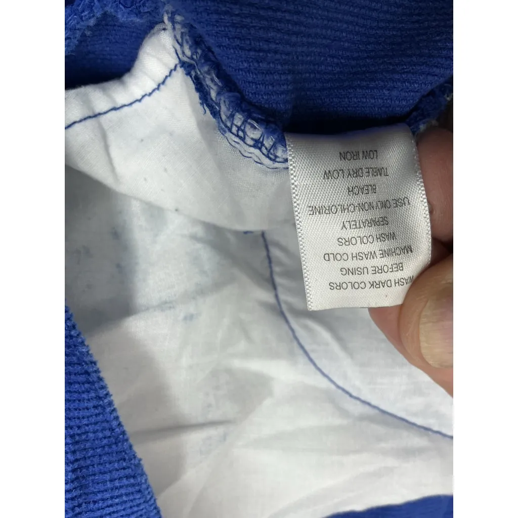 Womans Woman Within Courdory Pants 24 WT Royal Blue - Image 5