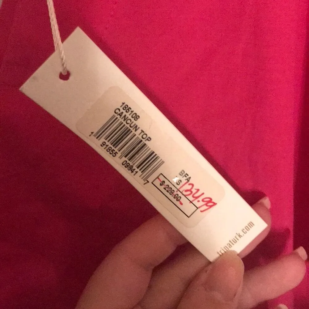 Trina Turk cancun top sleeveless pink XS NWT - Image 14