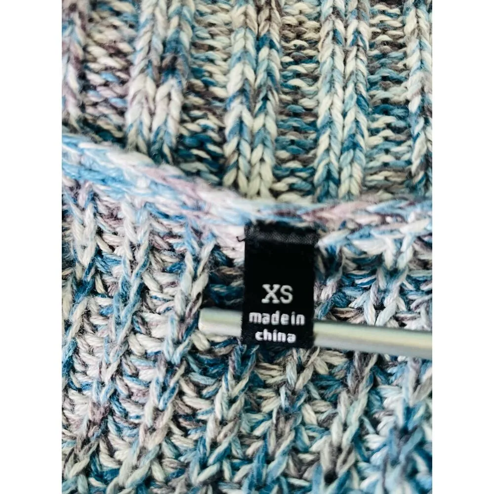 Cabi | Napa Vest In Blue Oversized Knit Sleeveless Sweater Duster Cardigan XS - Image 9