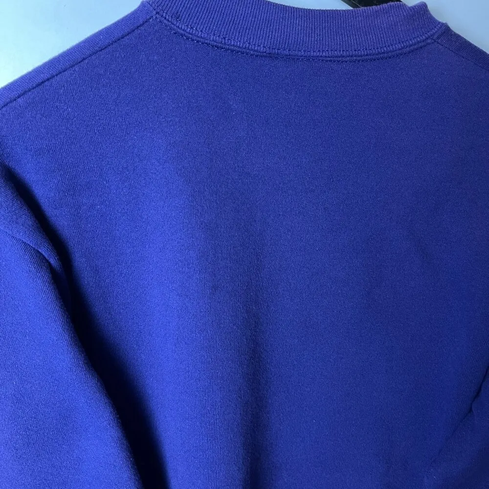 1997 Vintage 90s Jesus Christ Superstar Crewneck Sweatshirt Blue Medium M - Image 7