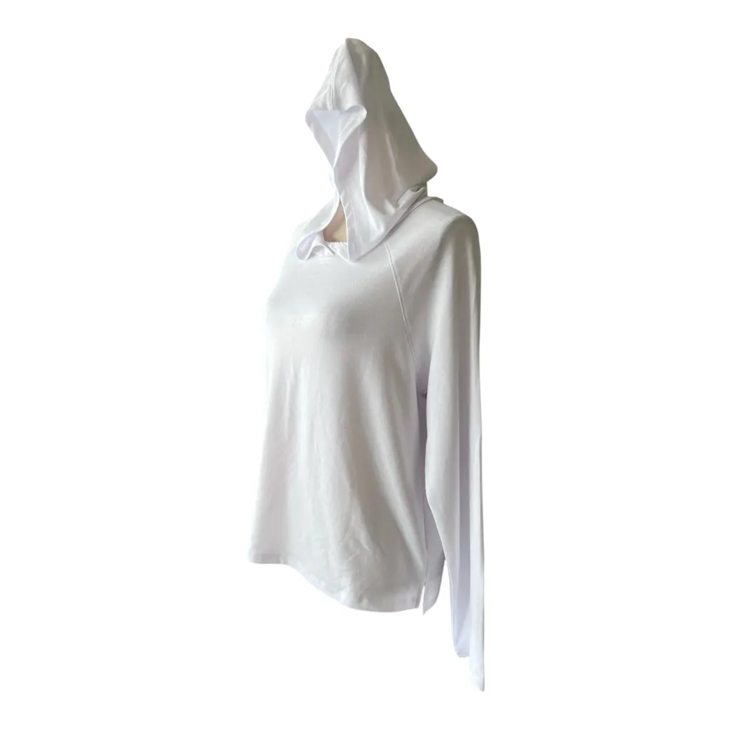 RBX Women's White Hoodie Sweatshirt Size L Size L - Image 9