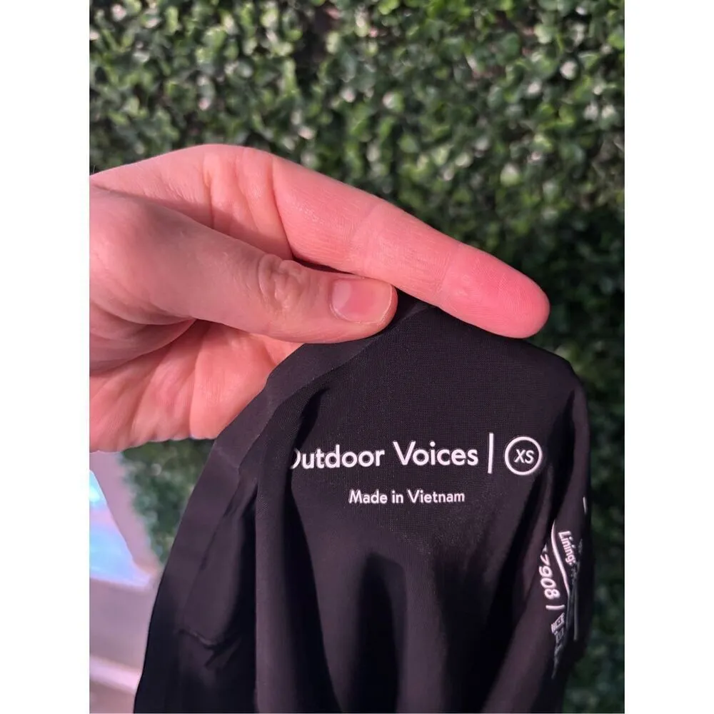 Outdoor Voices The Exercise Dress Shorts Skort Racerback Black Size XS - Image 4