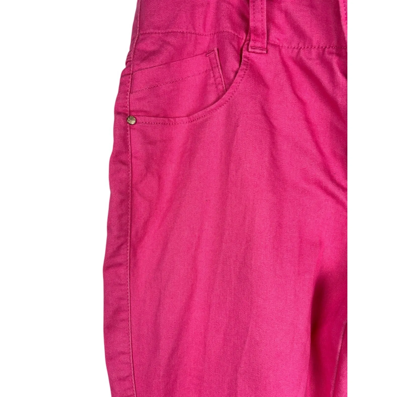 Western Cowgirl Loopper Pink Flare Barrel Racing Jeans‎ Size 42/8 - Image 3