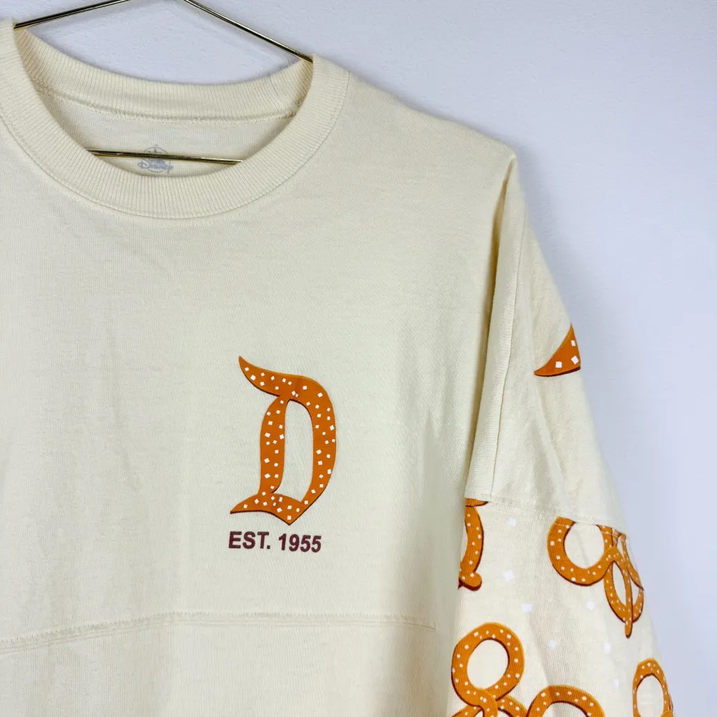 Disneyland Resort Pretzel Spirit Jersey Mickey Mouse Yellow Size Small - Image 3