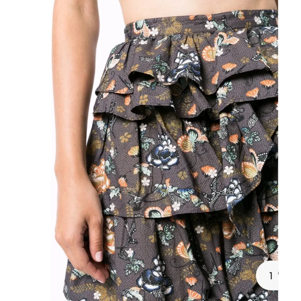 Ulla Johnson AlyssaFloral Print Mini Skirt Size: S - Image 6