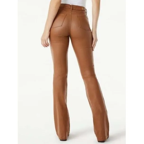 Sofía Jeans Melisa High Rise Flare Brown Pants By Sofia Vergara Size 20 - Image 2