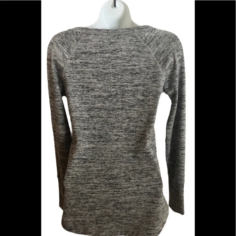 Athleta Sweater No Sweatin It Pullover Gray Sz. XXS Winter Lightweight Cozy - Image 2