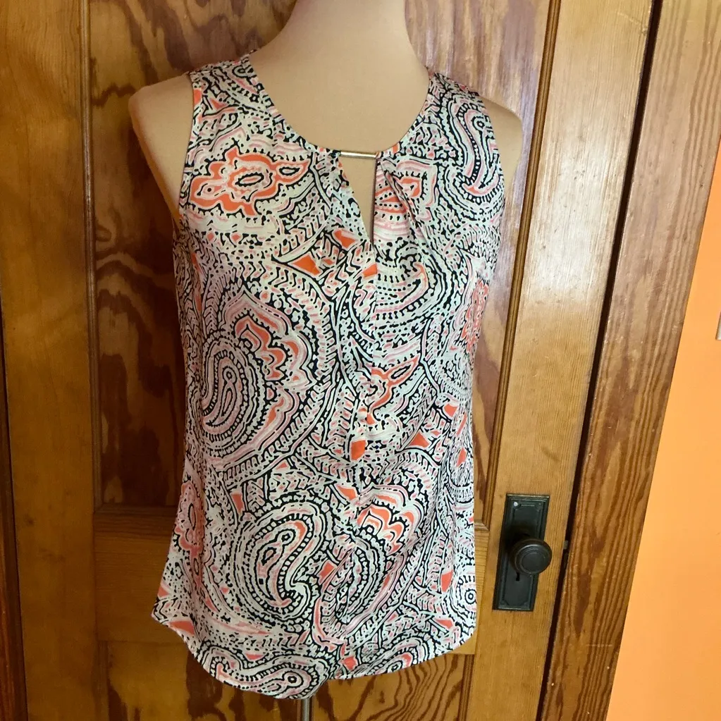The limited bright paisley dressy tank top - Image 7