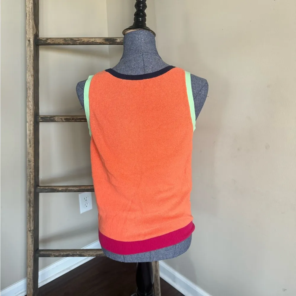 Women's Colorblocked Sweater Tank  100% Cotton - Image 5