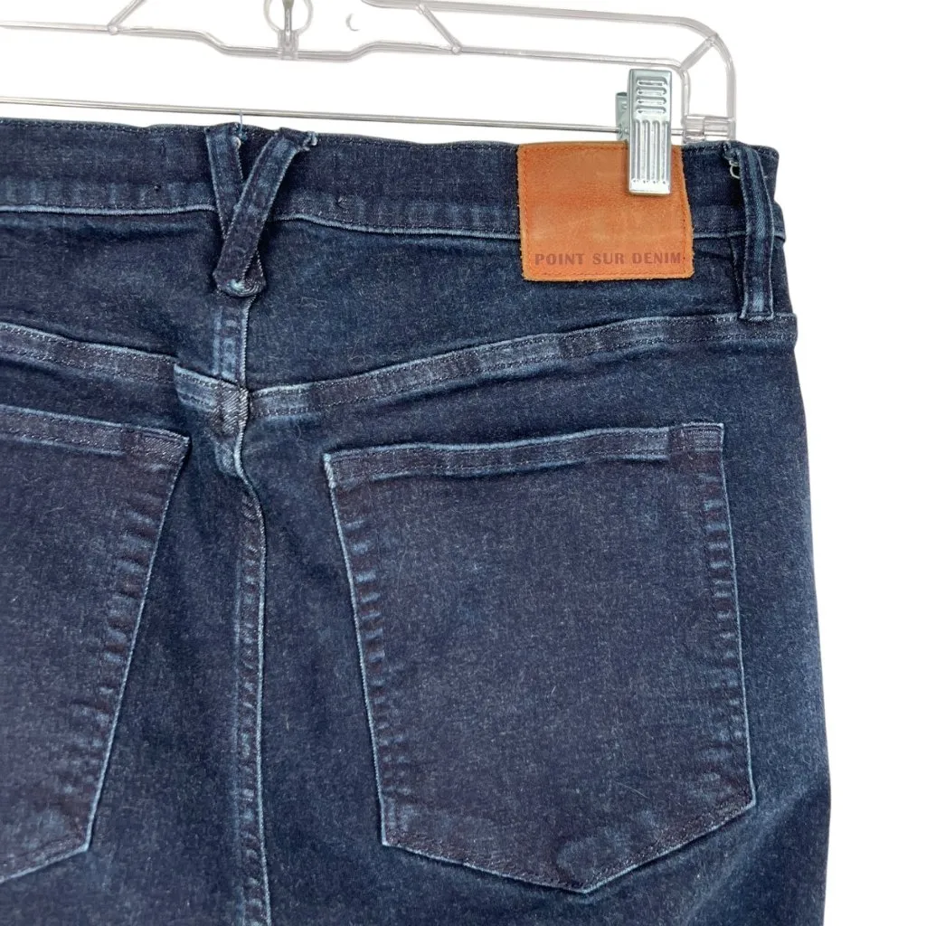 Point Sur Hightower Straight High Waist Jeans Dark Wash Size 32 Blue - Image 4