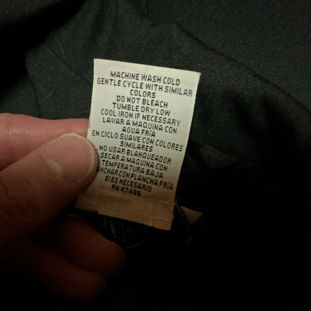 Vintage Mary McFadden Black Tailored Long Blazer Coat Minimalist Designer Size 6 - Image 3