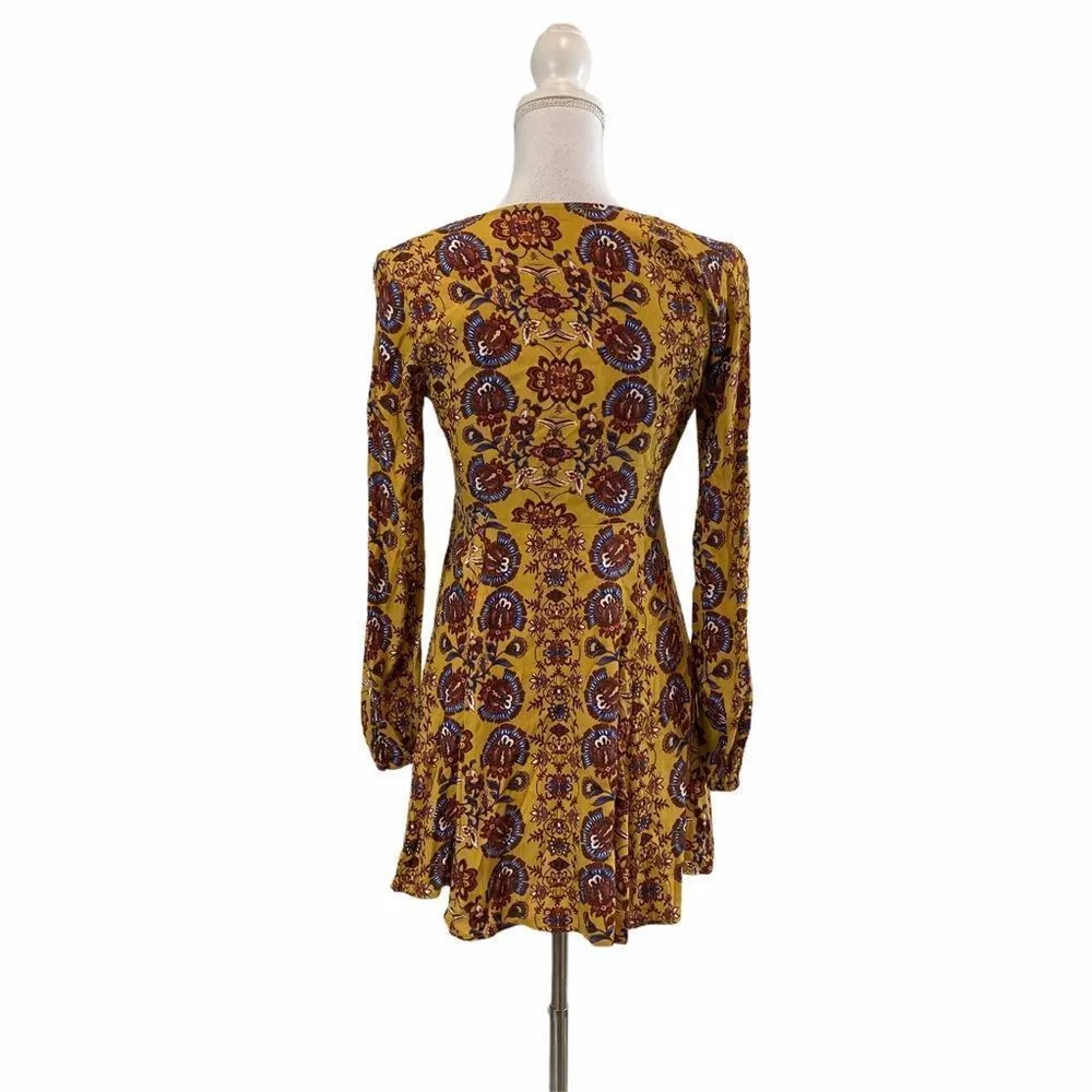 FOREVER 21 Small Tunic Long Sleeve Mini Dress - Image 3