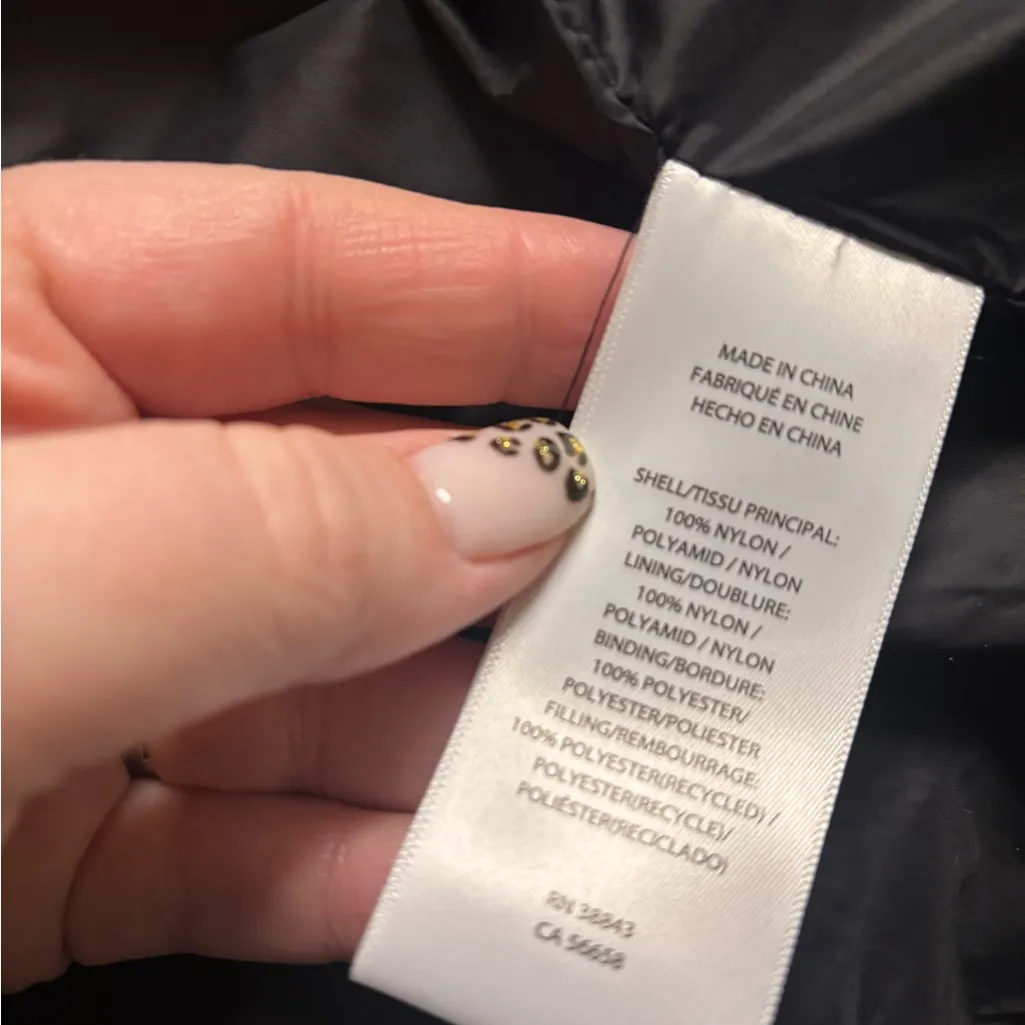 Ralph Lauren  LRL Size Large Packable Puffer Jacket Black Snap Up New Lightweight - Image 8