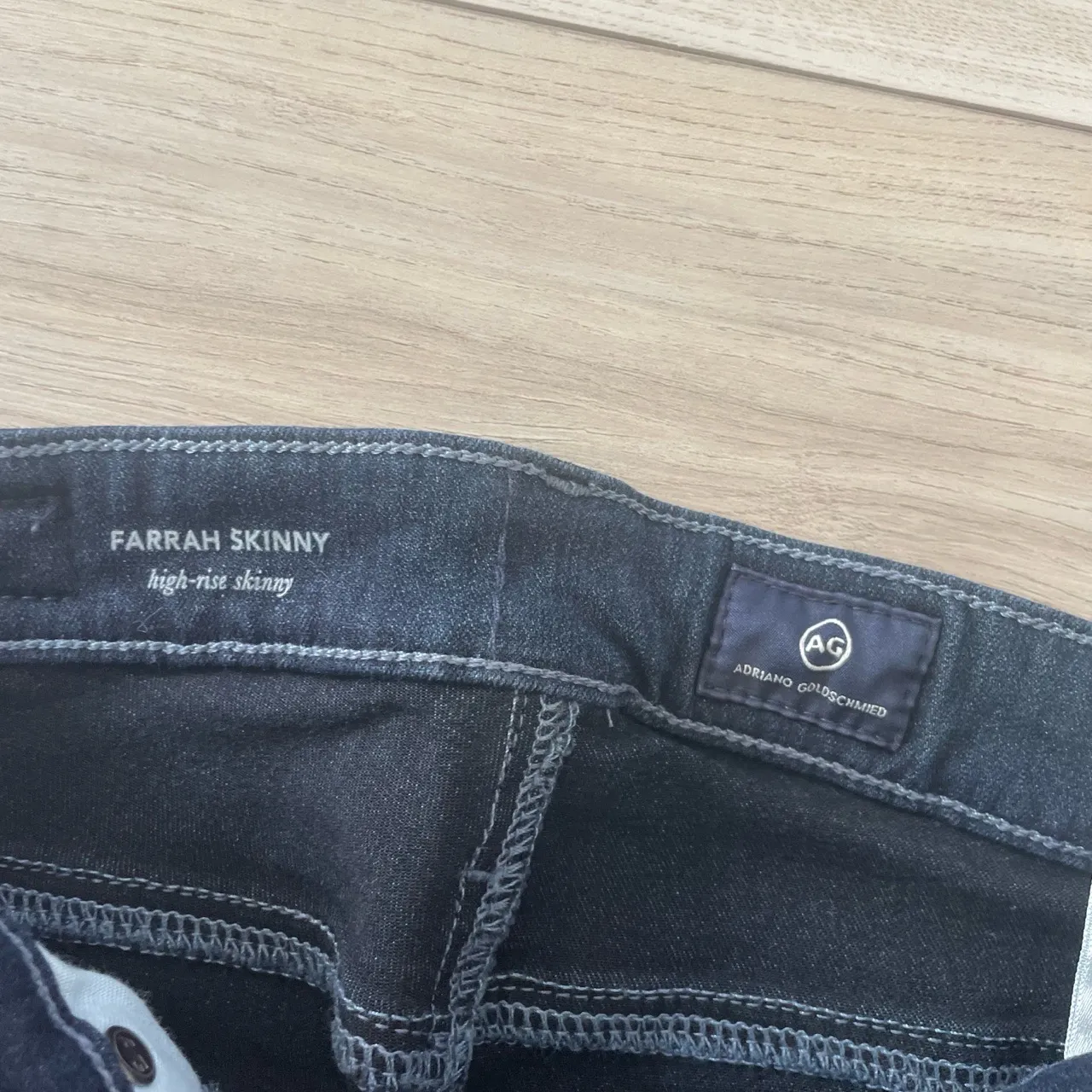 AG Adriano Goldschmied Dark Wash‎ Farrah Skinny Jeans 26R - Image 3
