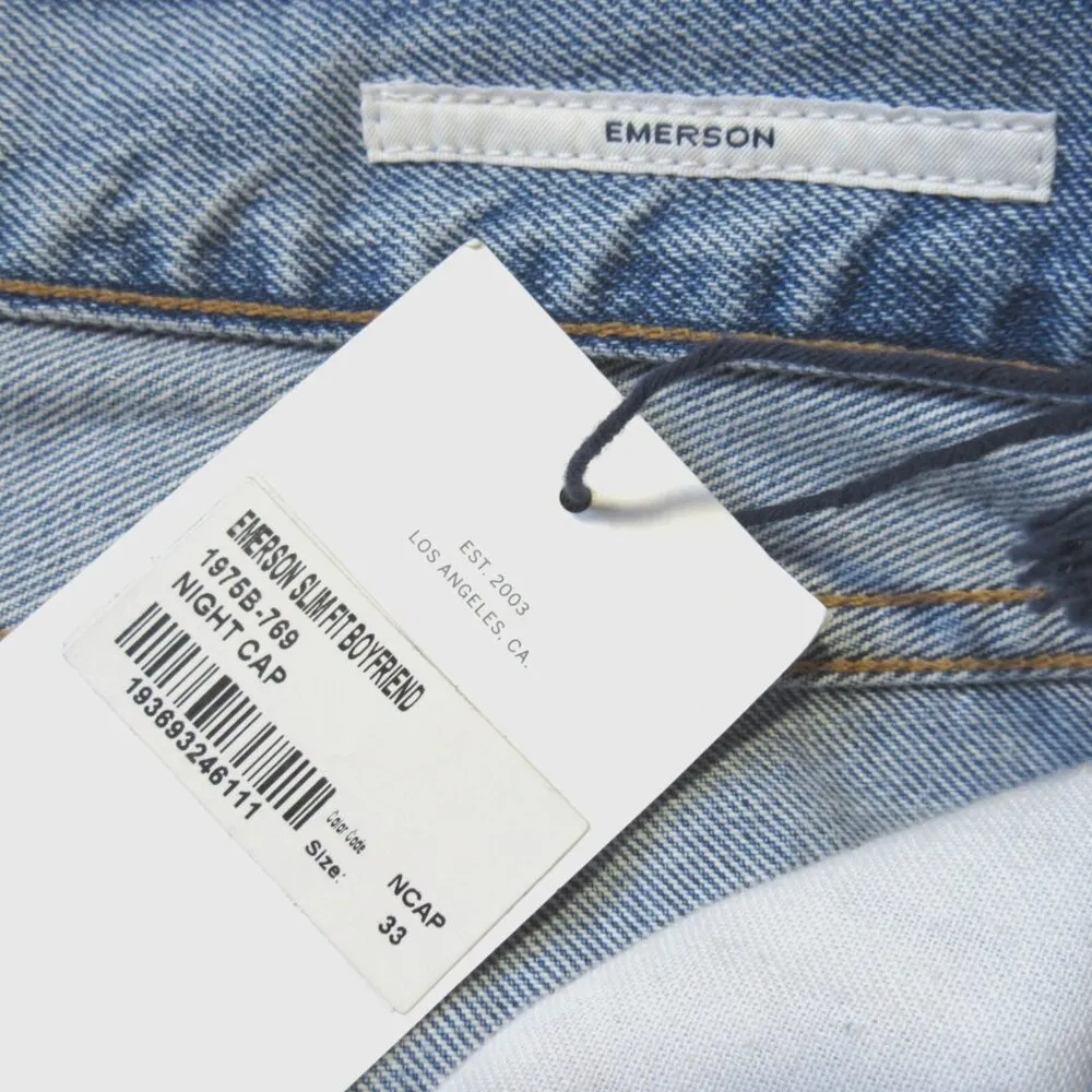 NWT Citizens of Humanity Emerson in Night Cap Relaxed Slim Boyfriend Jeans 33 - Image 7