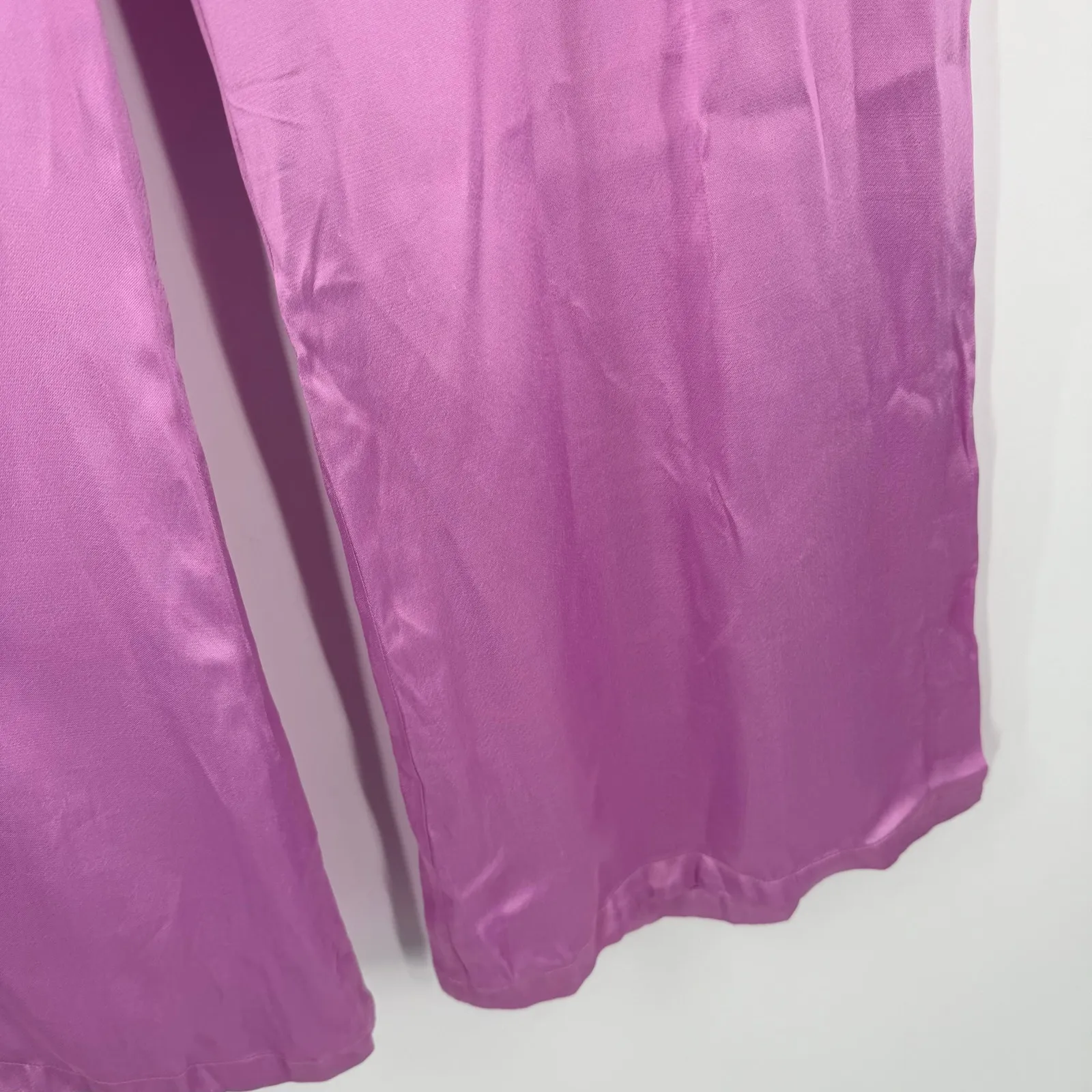 Corey Lynn Calter Pants Size Large Anthropologie Petra Trousers Wide Leg Lilac Purple - Image 15