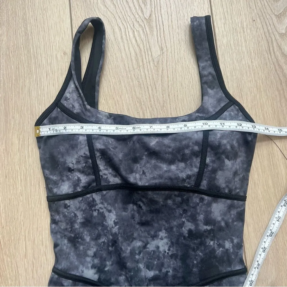 Fabletics NWT Frame PowerHold Black Patterned Jumpsuit Size XS Active Leggings - Image 13