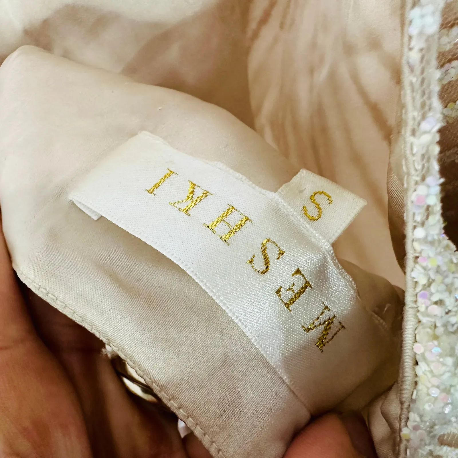 Meshki Kayda Mini Dress Size Small Open Back SparkleCocktail Party Dress - Image 7