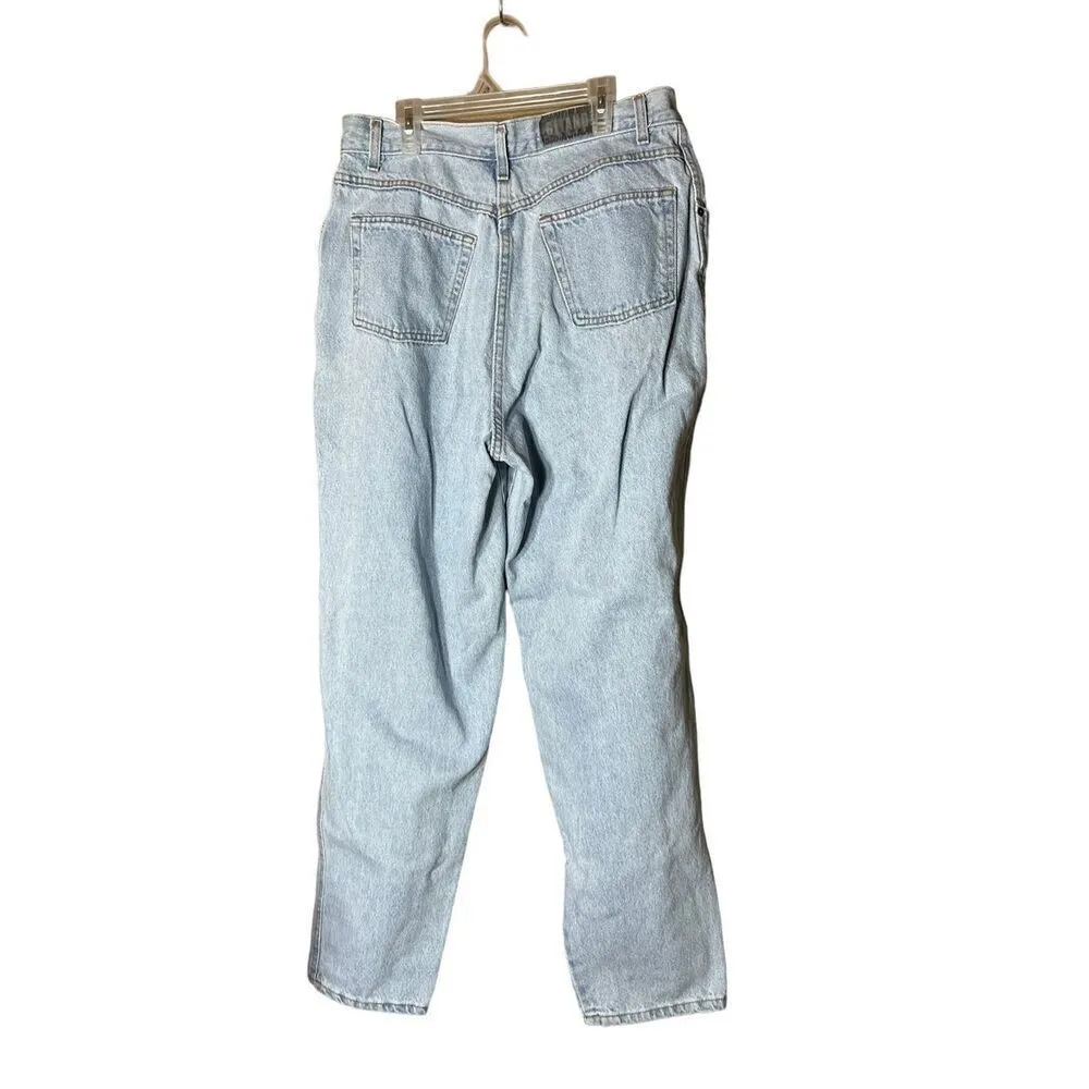 Vintage‎ Gitano High Rise Straight Jeans Size 16 Blue - Image 4