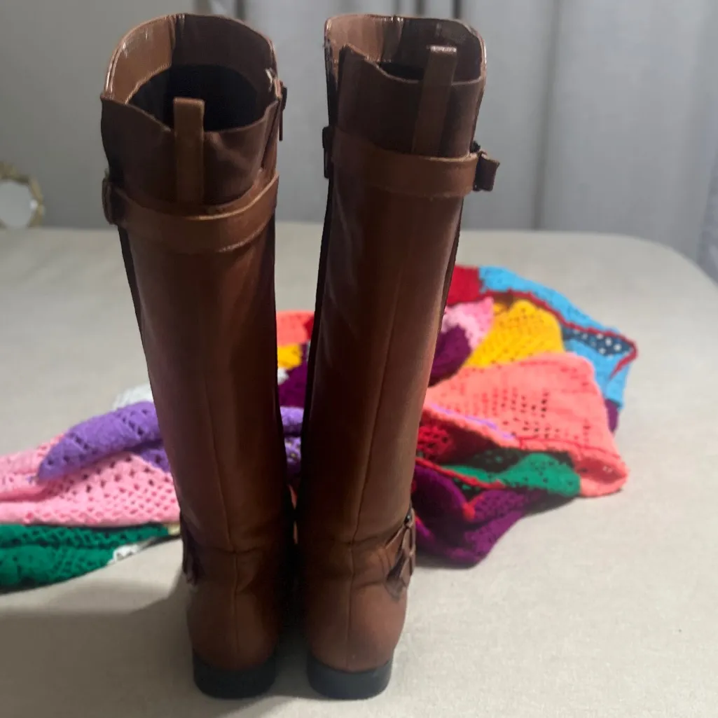Naturalizer Tan Over the Knee Boots - Image 4