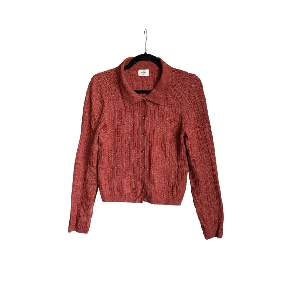 Aritzia wilfred Jovial cardigan sweater top Large - Image 2