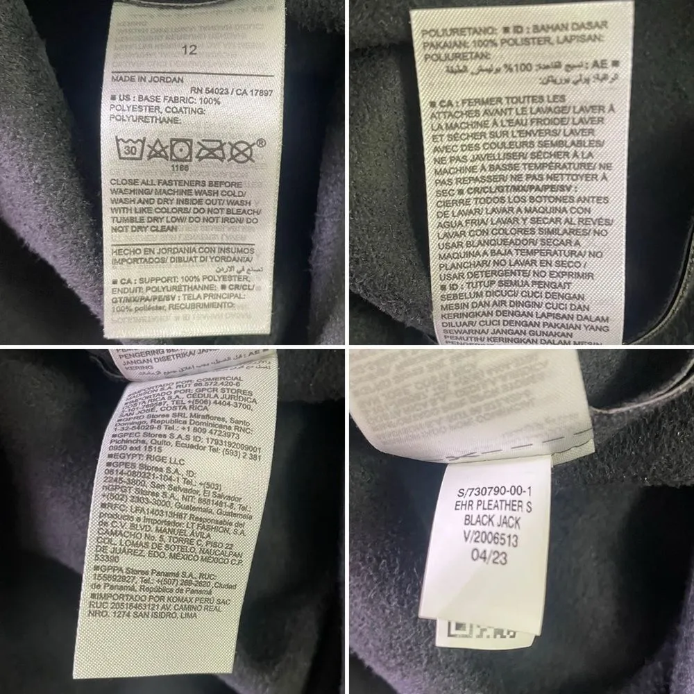 NWT Old Navy Extra High-Waisted Faux-Leather Zip Ankle Pants Black Size 12 NEW - Image 12