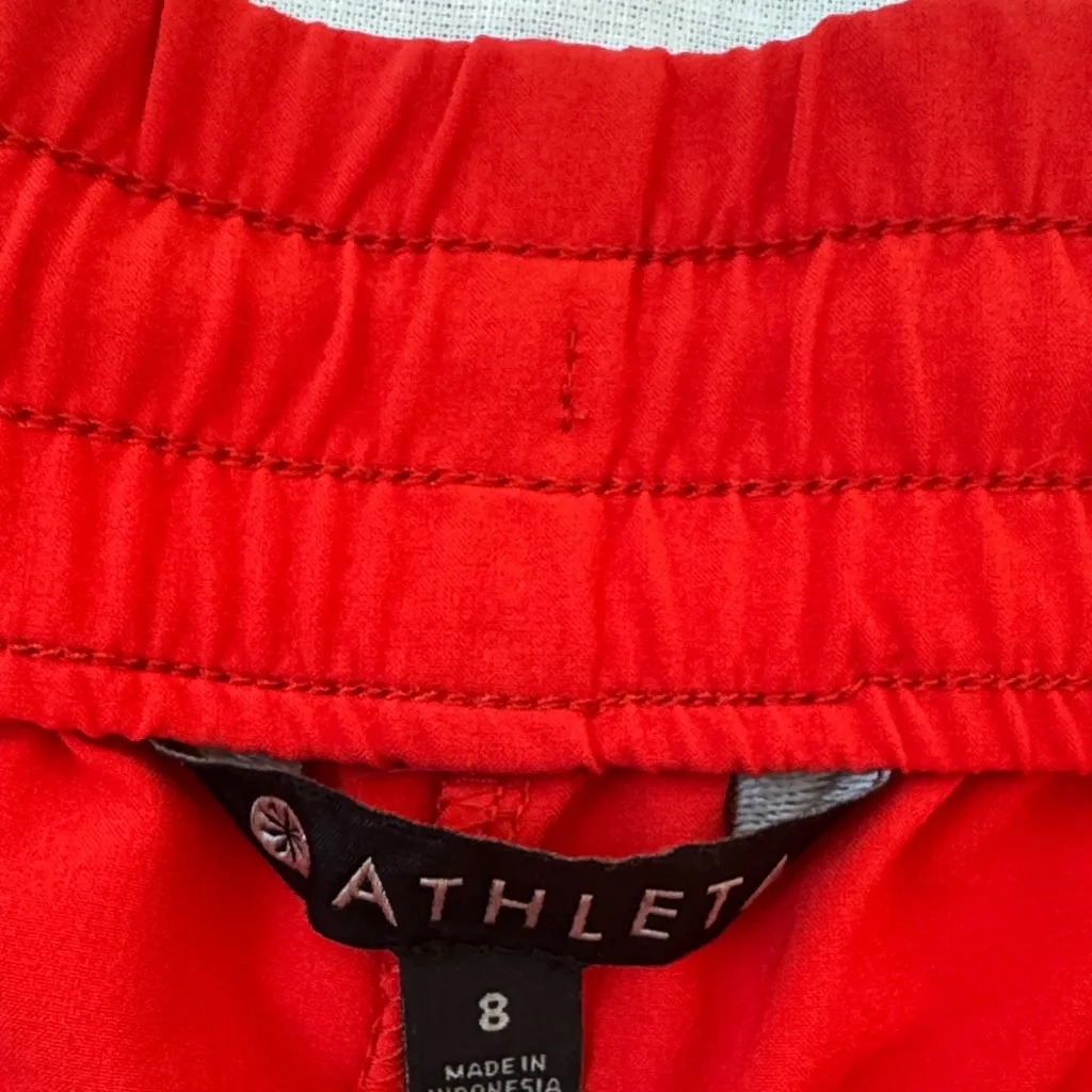 Athleta Red-Orange Women's Athletic Shorts - Image 3