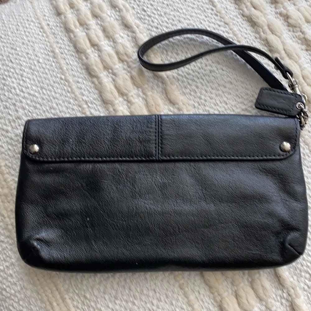 Black Coach Wristlet - Image 2