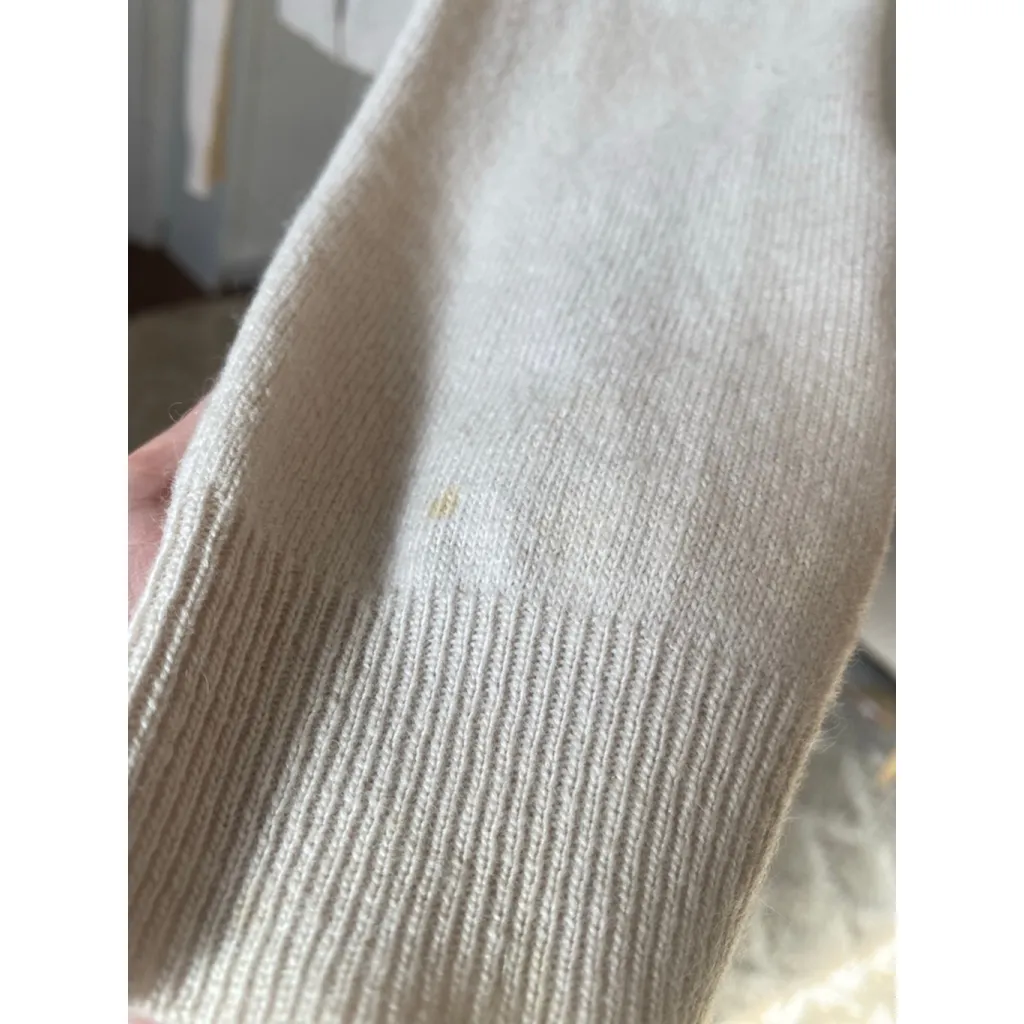 Rebecca Taylor Angora Cashmere Cardigan Rhinestone Peter Pan Collar Quiet Luxe - Image 7