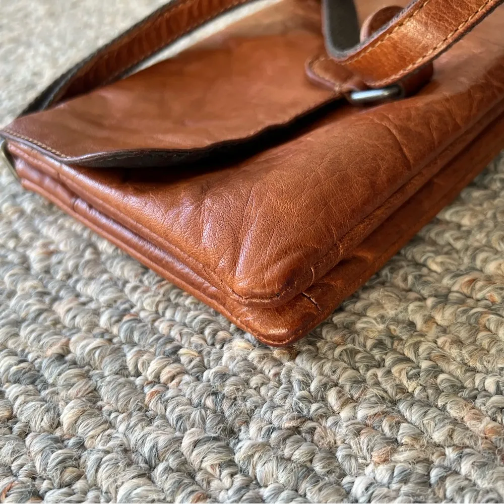 Jack Georges voyager wallet on a string Brown - Image 8