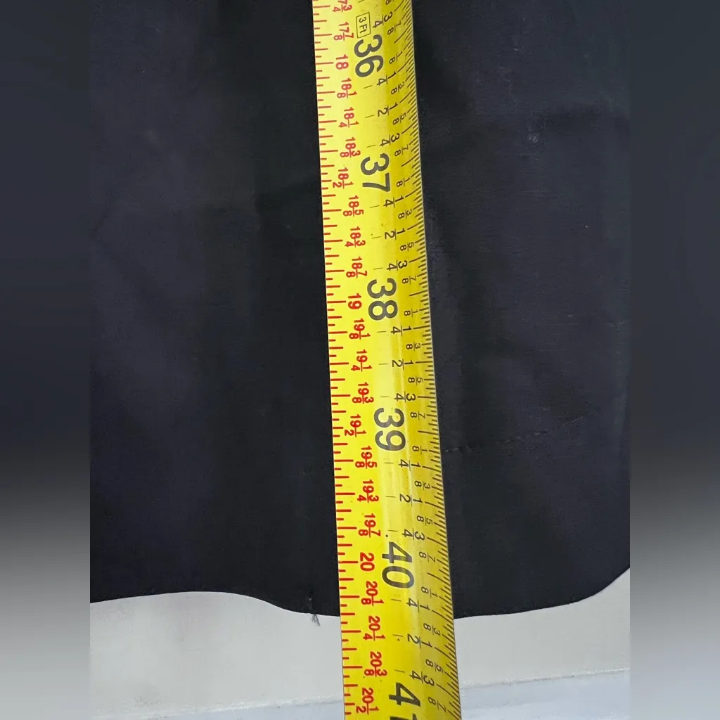 Avec Les Filles Anthropologie black Sleeveless Lapel Button Down blazer Dress L - Image 6