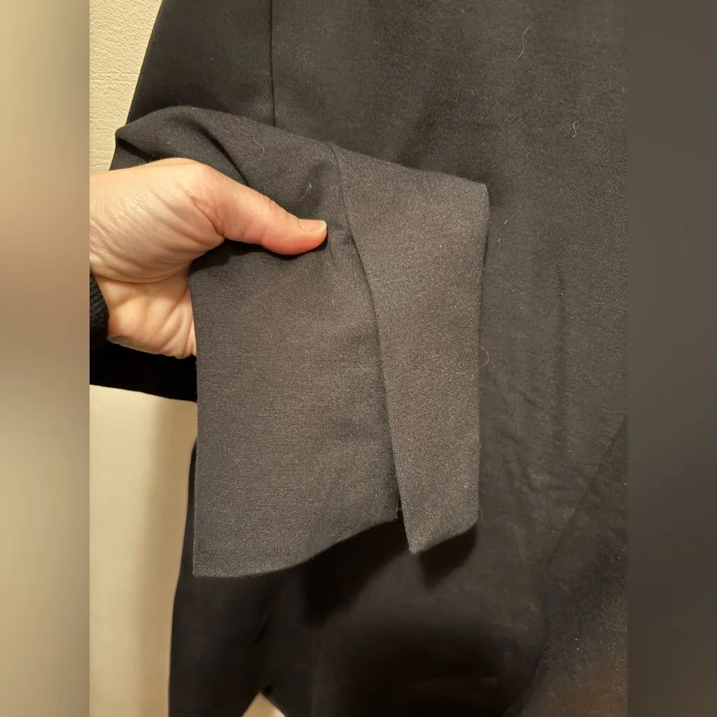 Spanx perfect asymmetrical ponte‎ blazer jacket black XL - Image 10