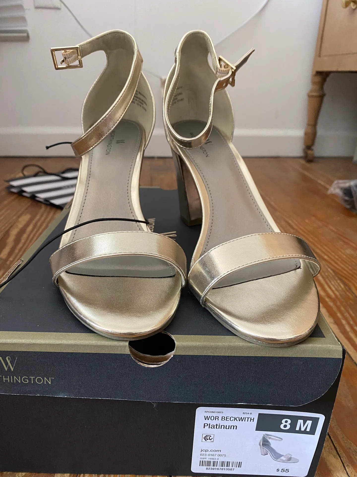 Worthington Womens Beckwith Heeled Sandals - Image 3