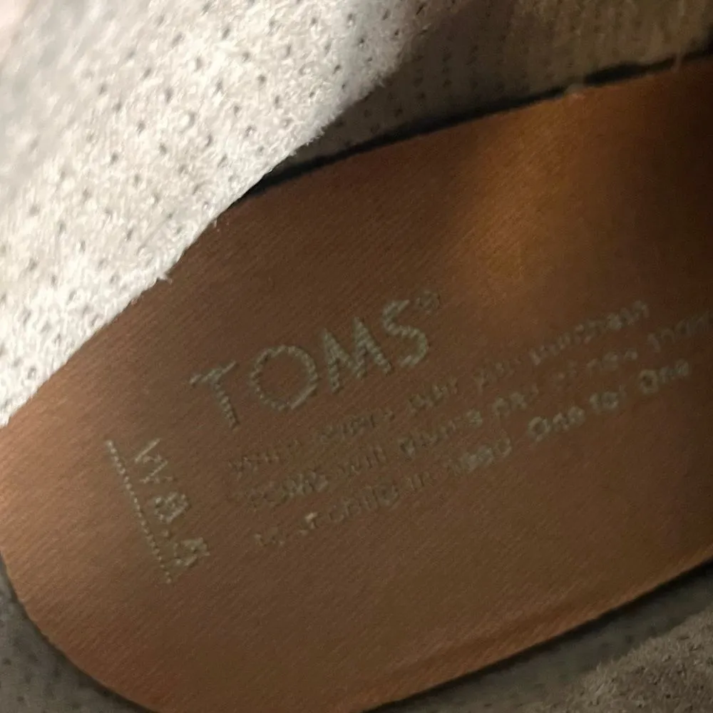 Toms Lunata Tan Burnished Heeled Ankle Boots Size‎ 8.5 - Image 9