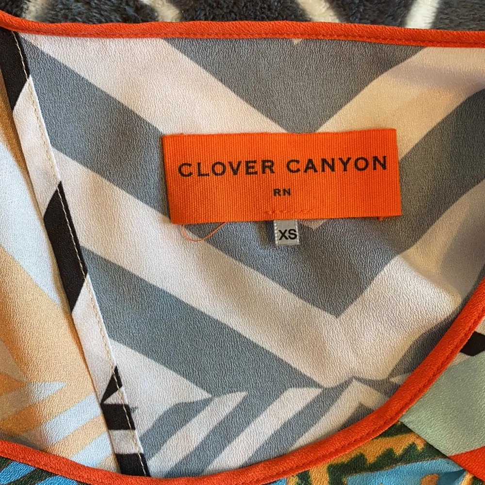 Clover Canyon geometric xs blouse long sleeve - Image 10