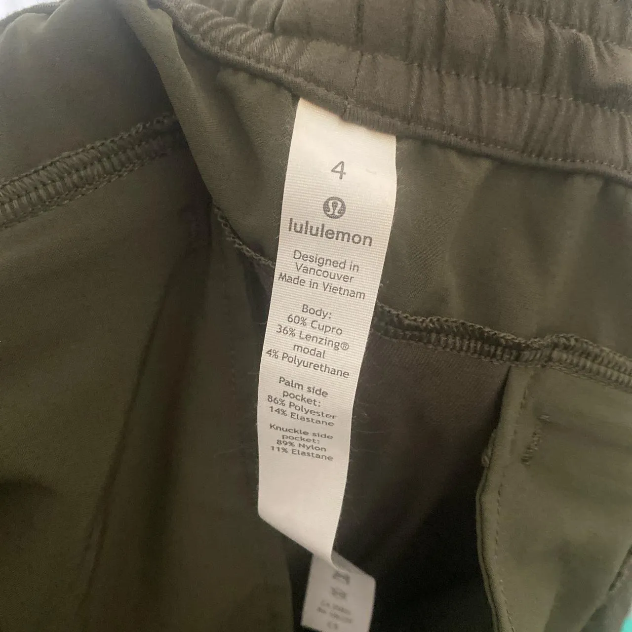 Lululemon Dark Green On The Fly Joggers - Image 6