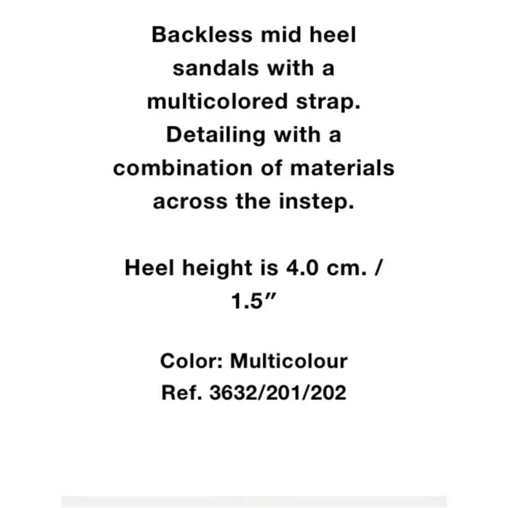 ZARA HAND BEADED MULES SLIDES BRAND WOMENS SIZE 38 - Image 6