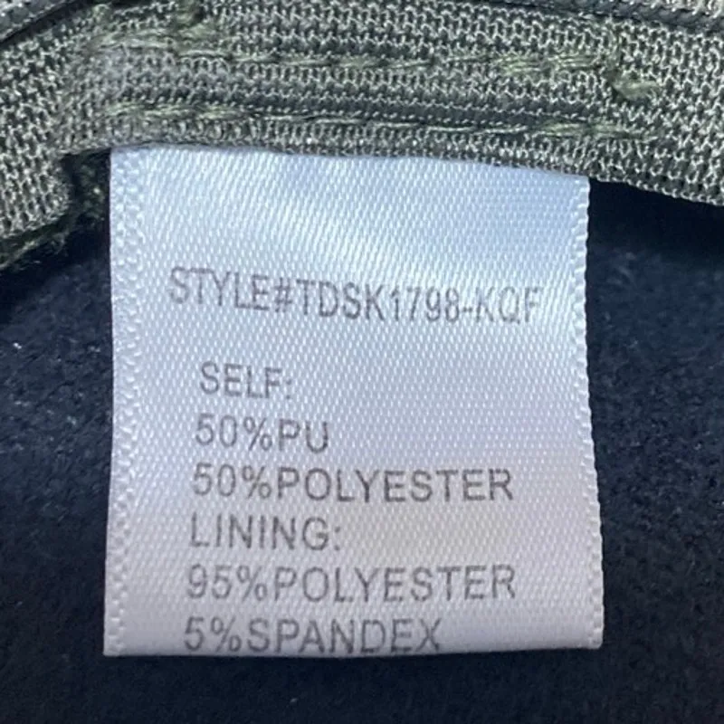 4SI3NNAI Green Sleeveless Faux Leather Vegan Open Back Tank Bodysuit Top Size XS - Image 5