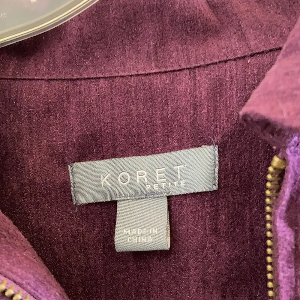 FINAL MARKDOWN Koret zip front jacket petite medium Size undefined - Image 4