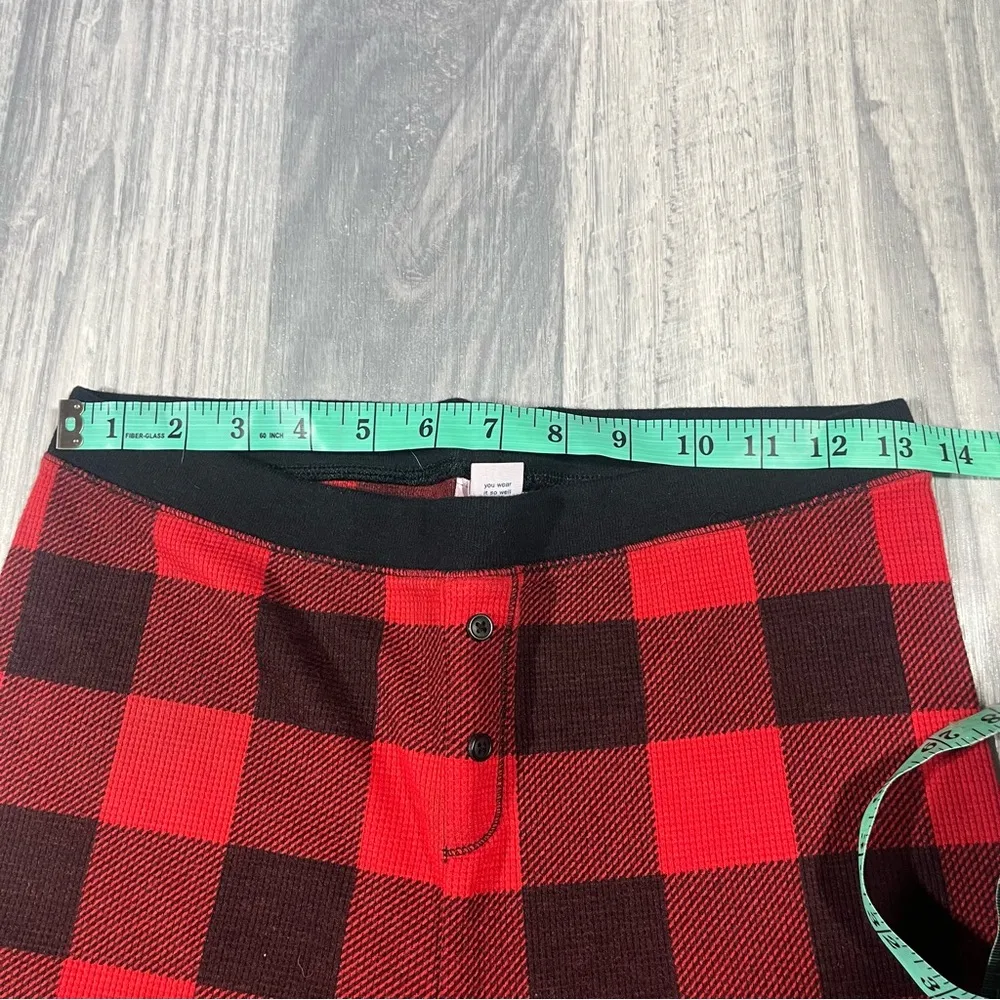 Old Navy Merry Everything Pajamas - Red and White Plaid; Medium Women’s - Image 8