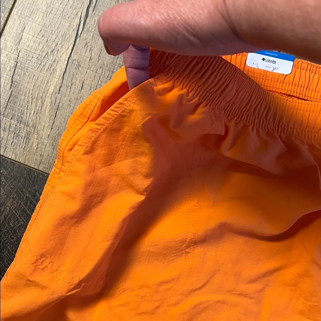 Columbia Women's Sandy River Court Regular Fit Athletic Orange Shorts 3X NWT - Image 4