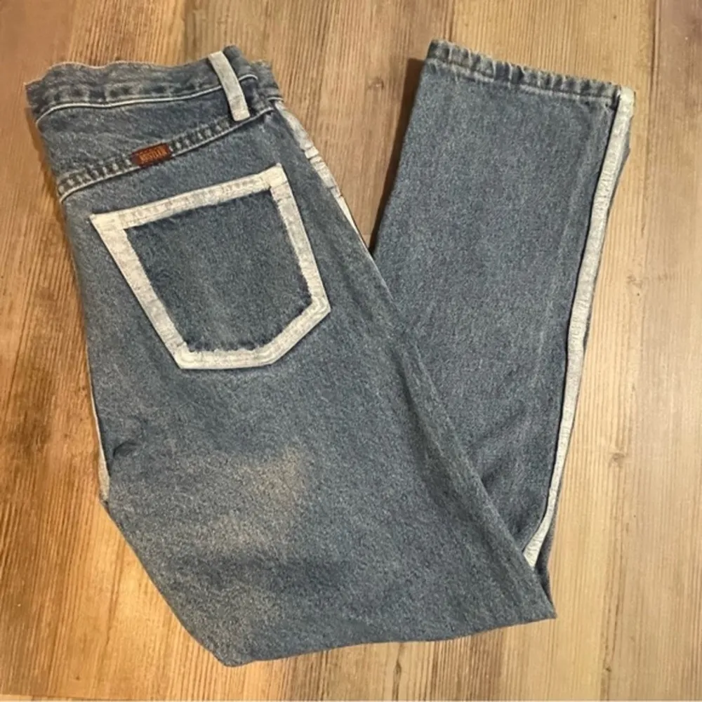 Rustler DIY Painted Straight Leg Jeans - size 30 - Image 5