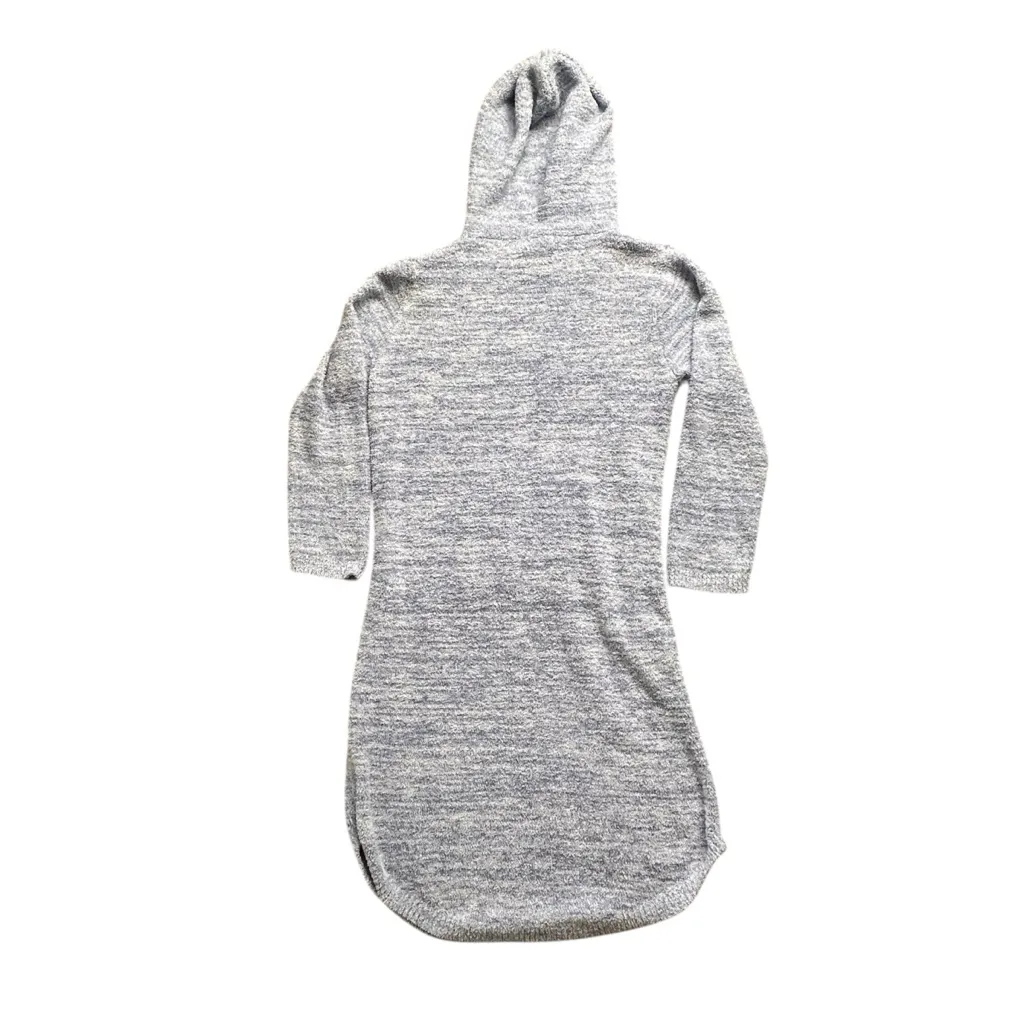 Softies Hooded Lounge Dress S/M Blue Long Sleeve Cozy Sleep Shirt Size undefined - Image 5