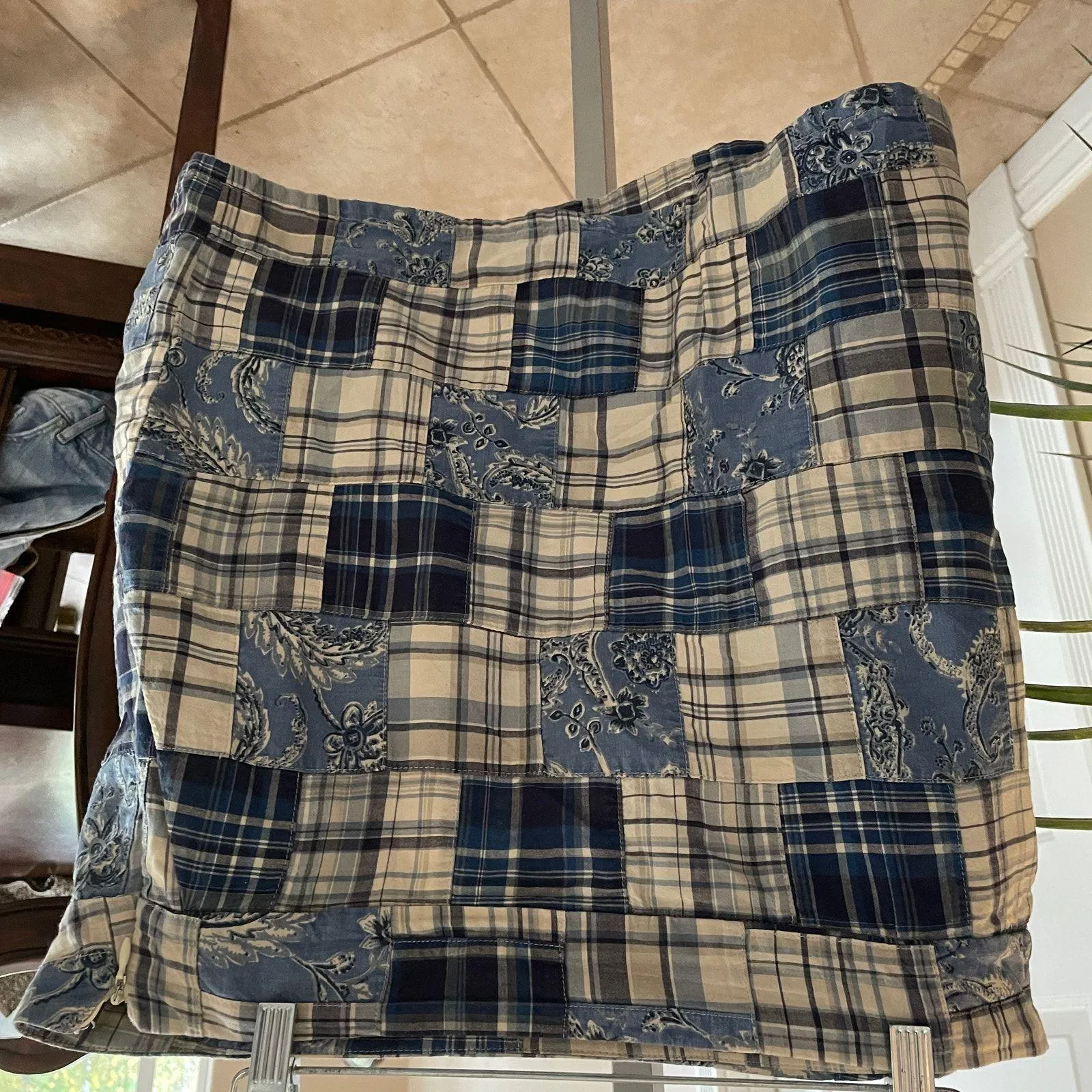 American Living Patchwork Skirt Womens 12 - Image 4