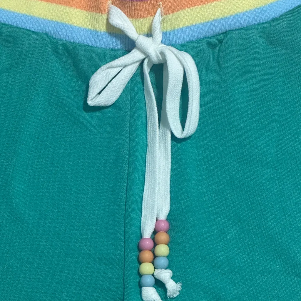 PJ Salvage Live in Color Sea Green Loungewear Shorts NWT Size XS - Image 6